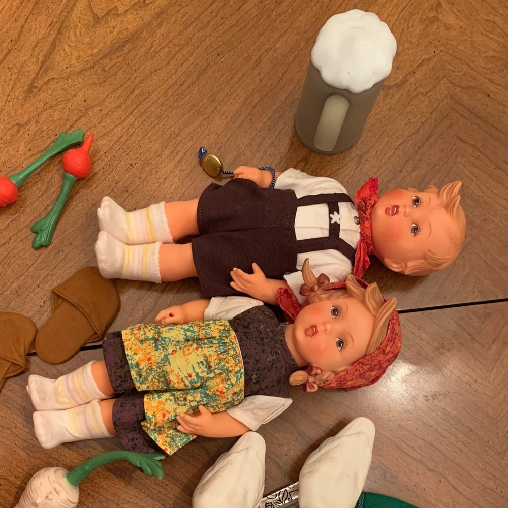 Vintage Hummel and Goebel Doll Set